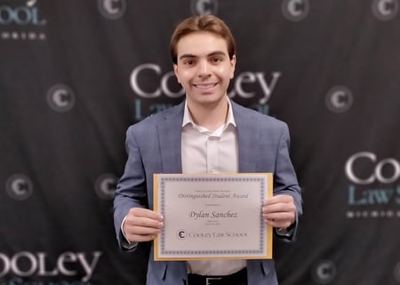 Cooley - Tampa Distinguished Student Award- Dylan Sanchez 1
