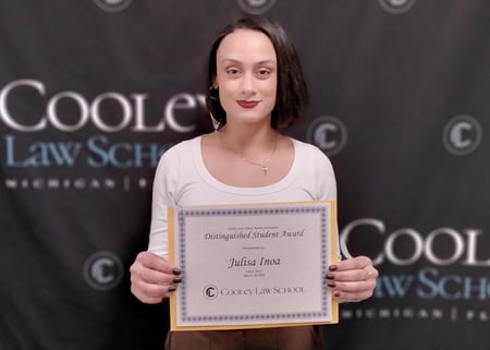 Cooley - Tampa Distinguished Student Award- Julisa Inoa