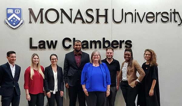 WMU-Cooley students at Monash University