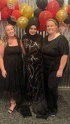 Pictured from left to right are: Marnie Dewan, Sukayna Almusawi, and Samantha Totten.