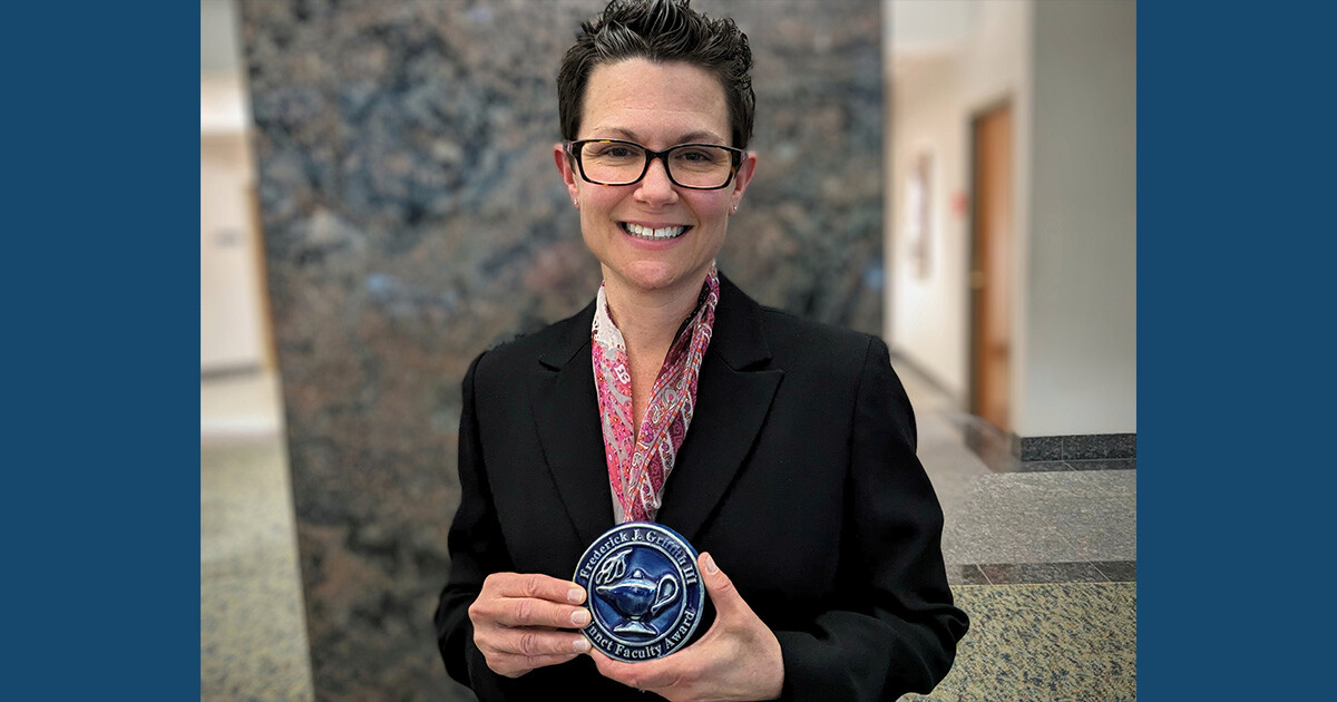 Cooley Griffith Award winner Christi Henke