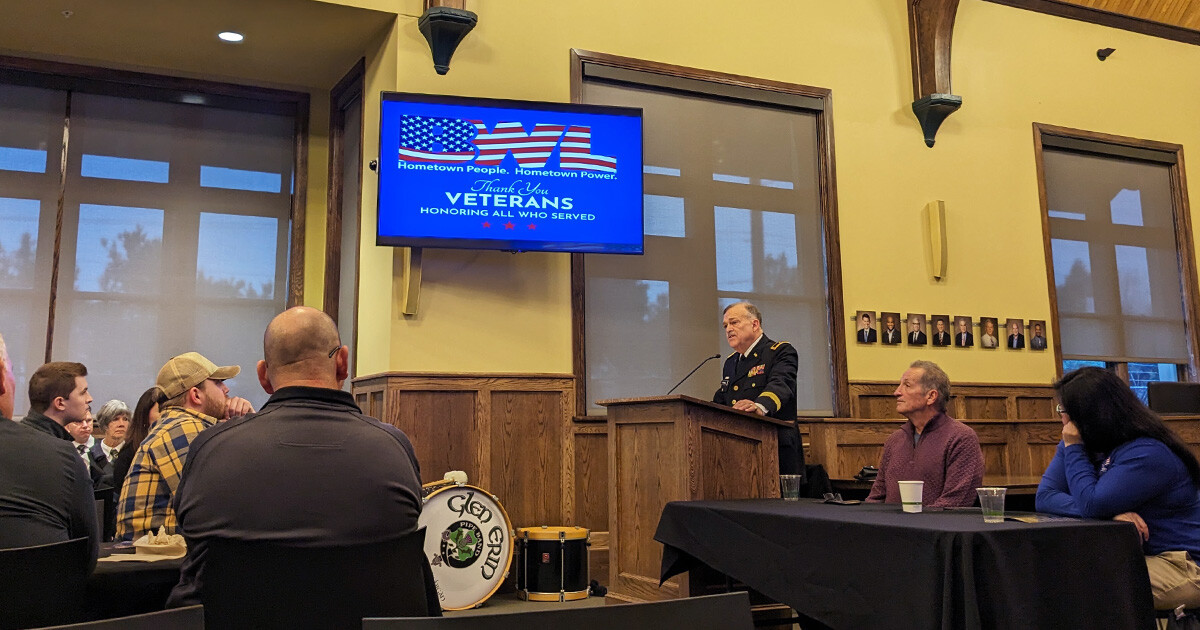 McDaniel at Veterans Day Event