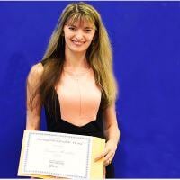 Alumni Distinguished Student Award Winner