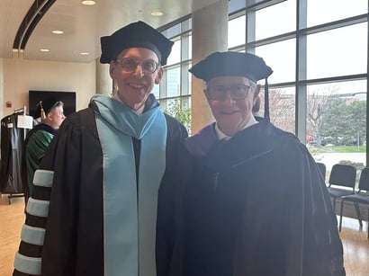 Cooley President James McGrath and Bob Hertzberg (Wiest Class, 1979) 