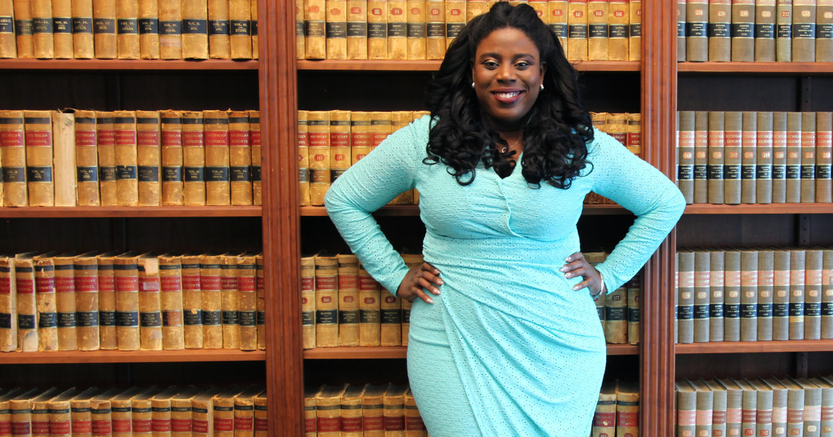 Cooley Law School student Jennel Davoren